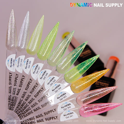 Dynamic No-HEMA Gel Polish - Color 341 to 350 - Summer Vibes Colors