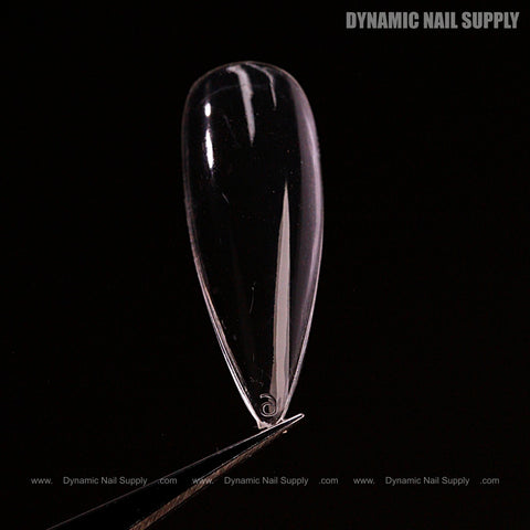 Sculpted Stiletto (Long) Full Cover Soft-Gel Nail Tips (Black Box)