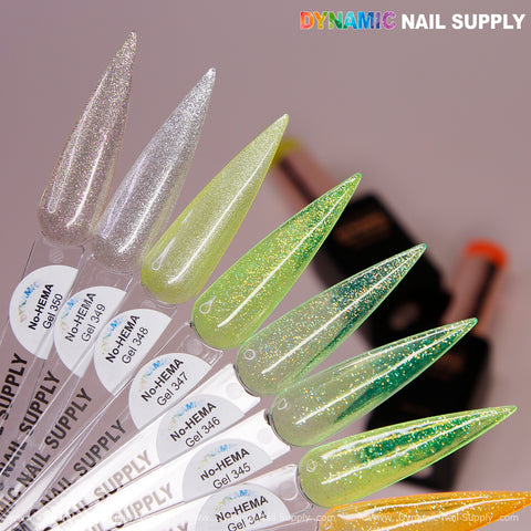 Dynamic No-HEMA Gel Polish - Color 341 to 350 - Summer Vibes Colors