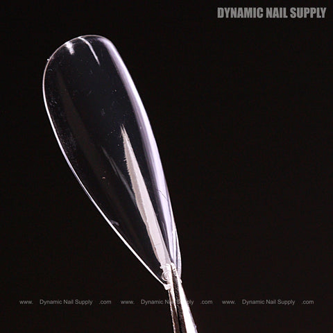 Sculpted Stiletto (Long) Full Cover Soft-Gel Nail Tips (Black Box)