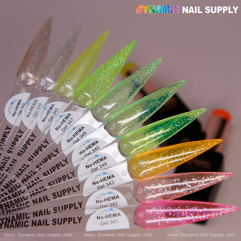 Dynamic No-HEMA Gel Polish - Color 341 to 350 - Summer Vibes Colors