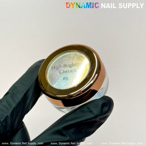 Light-green/Gold/Mermaid Iridescent Chrome #07 - High brightness Fine Pigment Powder