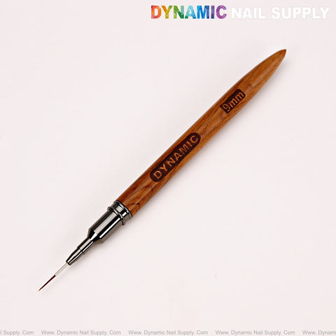 DYNAMIC Nail Art Liner Wooden Nail Brush - Different Size Super Thin High Quality Line Bristles for Design and French Tips