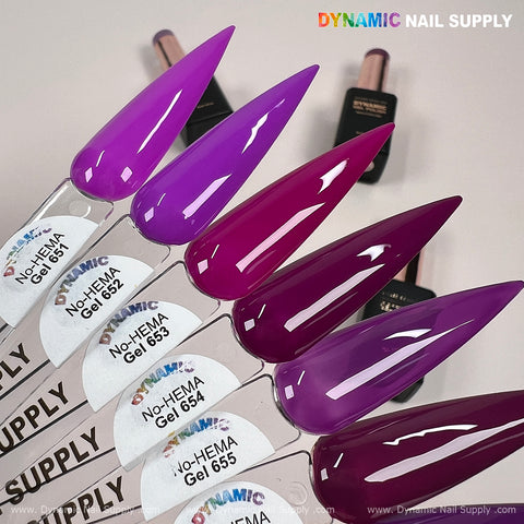 Dynamic No-HEMA Gel Polish - Color 651 to 660