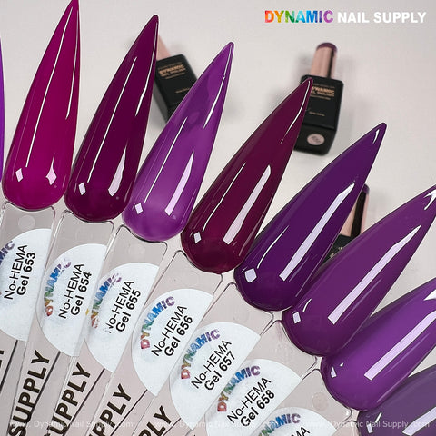 Dynamic No-HEMA Gel Polish - Color 651 to 660