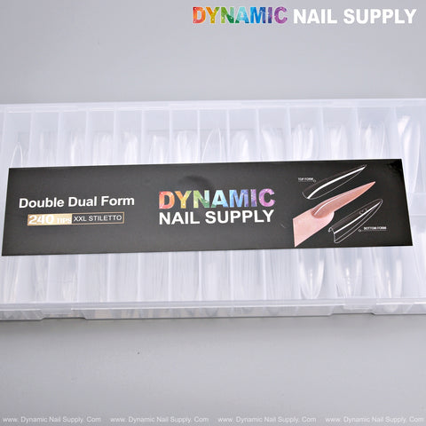 Double Dual Nail Form - XXL Stiletto - 240pcs