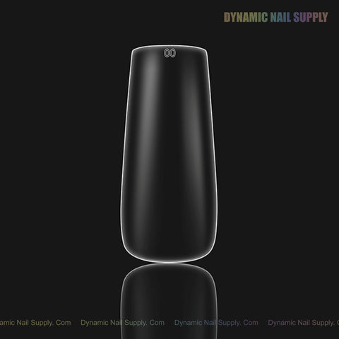 Sculpted Square (Long) Full Cover Soft-Gel Nail Tips (Black Box)