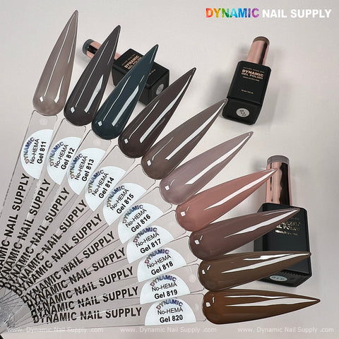 Dynamic No-HEMA Gel Polish - Color 811 to 820