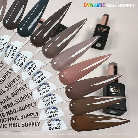 Dynamic No-HEMA Gel Polish - Color 811 to 820