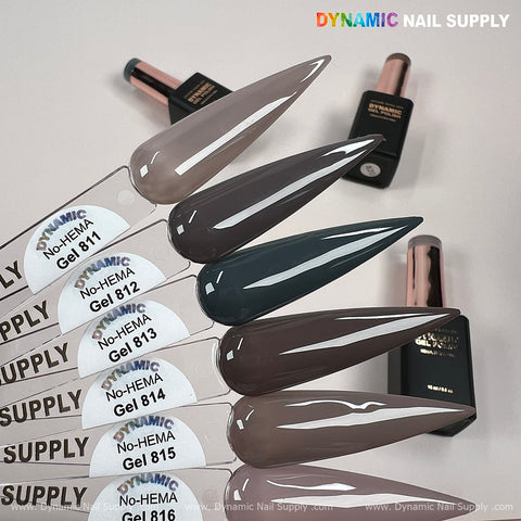 Dynamic No-HEMA Gel Polish - Color 811 to 820