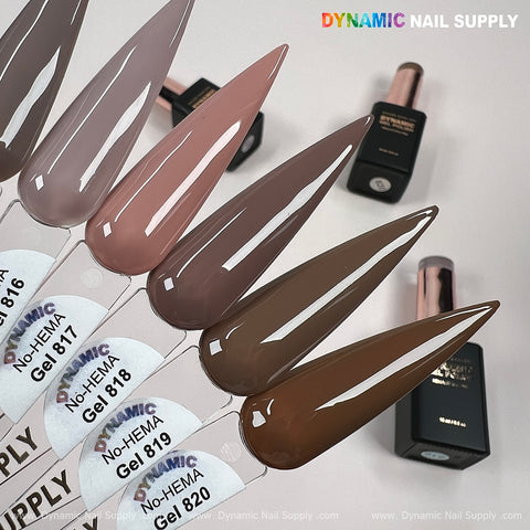 Dynamic No-HEMA Gel Polish - Color 811 to 820
