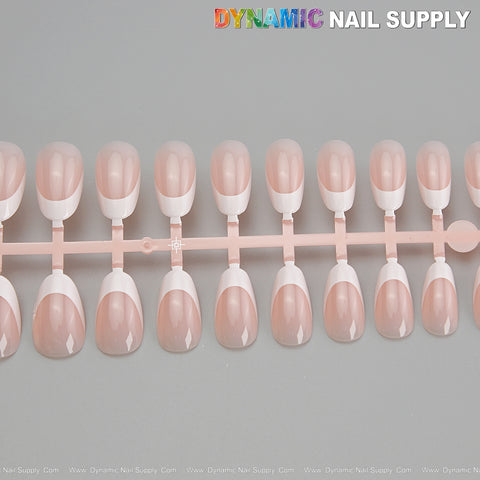 Professional Press On French Tips Full Cover Nail Tip Box - 5 Nude Shades for All Skin Tone