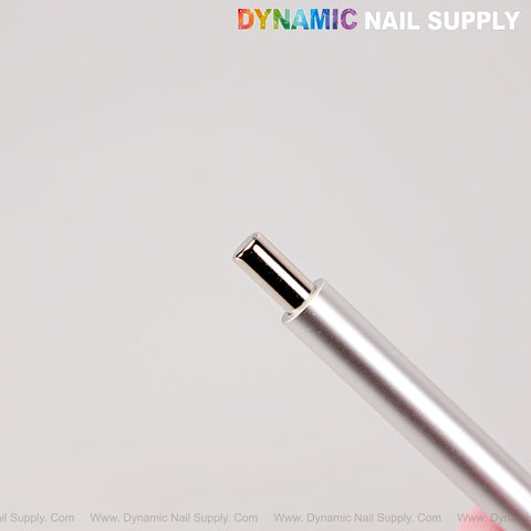 A [Silver] Dual Head Strong Cat Eye Magnet is shown on a plain background with the Dynamic Nail Supply logo.