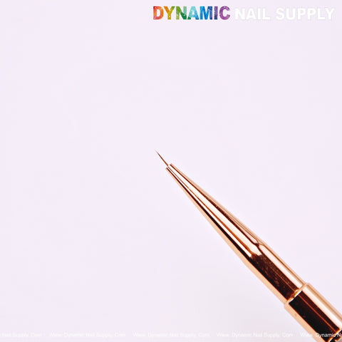 DYNAMIC Nail Art Dual Head Multi-use Metallic Color Brush - Liner, Builder, Ombre, 3D, Detail Brush