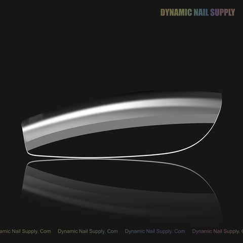 Natural Coffin (Short) Full Cover Soft-Gel Nail Tips (Black Box)