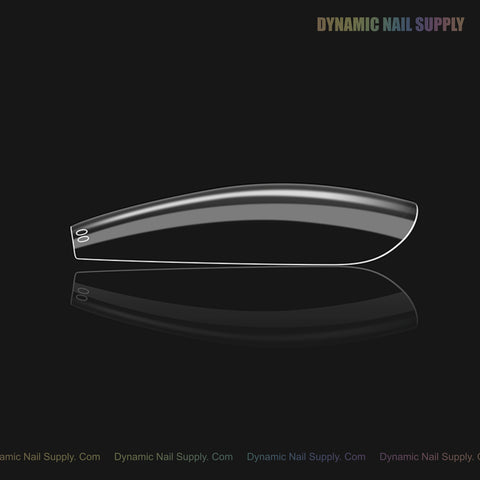 Natural Coffin (Medium) Full Cover Soft-Gel Nail Tips (Pink Box)