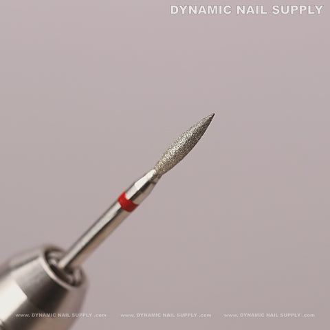 Flame Cuticle Bit (Fine Grit) - Russian Manicure Style Dead Skin Prep