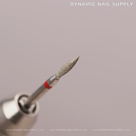 Flame Cuticle Bit (Fine Grit) - Russian Manicure Style Dead Skin Prep