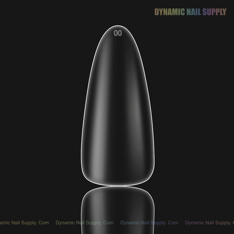 Natural Almond (Long) Full Cover Soft-Gel Nail Tips (Black Box)