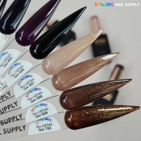 Dynamic No-HEMA Gel Polish - Color 691 to 700 - Fall Colors