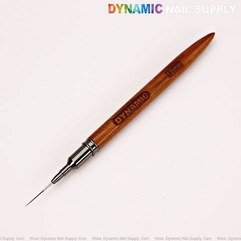 DYNAMIC Nail Art Liner Wooden Nail Brush - Different Size Super Thin High Quality Line Bristles for Design and French Tips