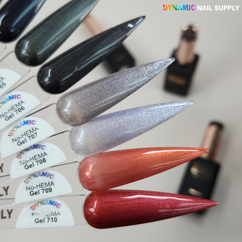 Dynamic No-HEMA Gel Polish - Color 701 to 710 - Fall Colors