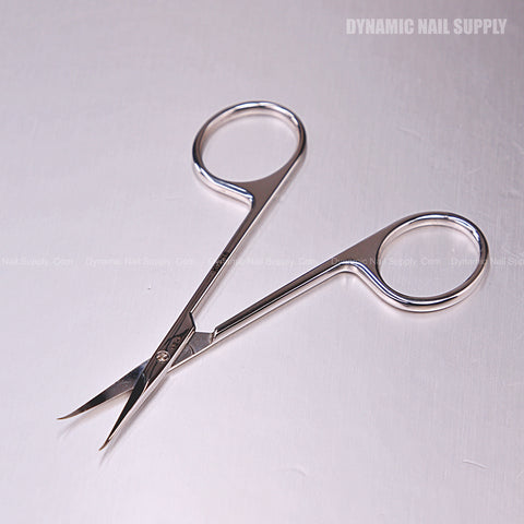 KD.715 20MM - NGHIA Professional Cuticle Scissors Hooked Tips Stainless Steel