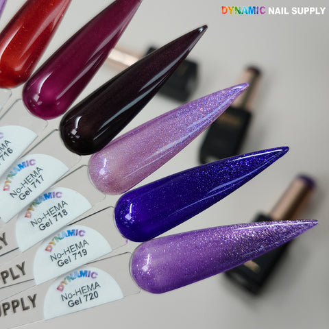 Dynamic No-HEMA Gel Polish - Color 711 to 720 - Fall Colors - Halloween Colors