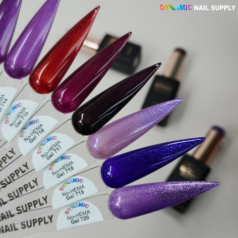 Dynamic No-HEMA Gel Polish - Color 711 to 720 - Fall Colors - Halloween Colors
