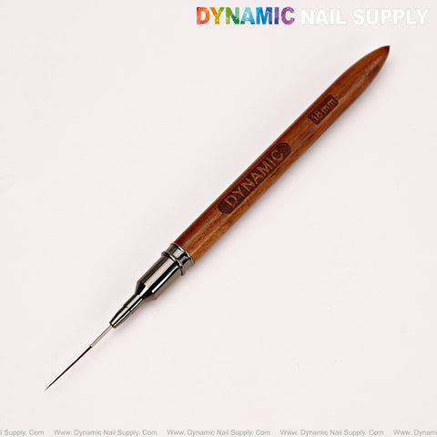 DYNAMIC Nail Art Liner Wooden Nail Brush - Different Size Super Thin High Quality Line Bristles for Design and French Tips