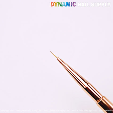 DYNAMIC Nail Art Dual Head Multi-use Metallic Color Brush - Liner, Builder, Ombre, 3D, Detail Brush