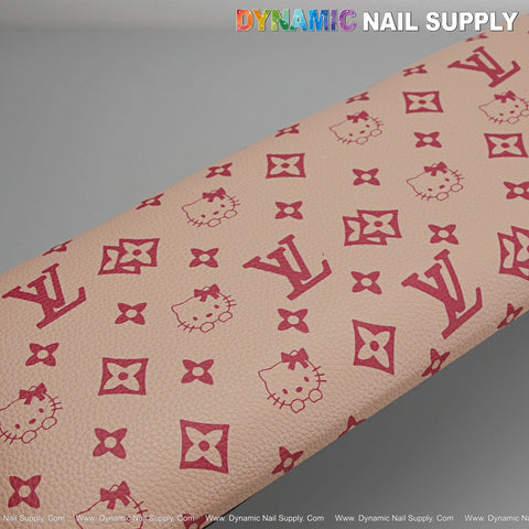 Hello K1tty & LV Debossing - Handrest Armrest for Pedicure and Manicure service (Reposabrazos Para Manicura salon)