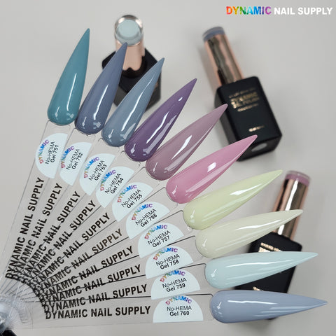 Dynamic No-HEMA Gel Polish - Color 751 to 760 - Fall and Winter Collection