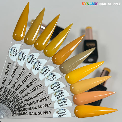Dynamic No-HEMA Gel Polish - Color 451 to 460 - Fall Vibes Collection