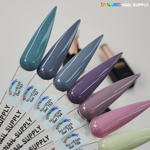 Dynamic No-HEMA Gel Polish - Color 751 to 760 - Fall and Winter Collection