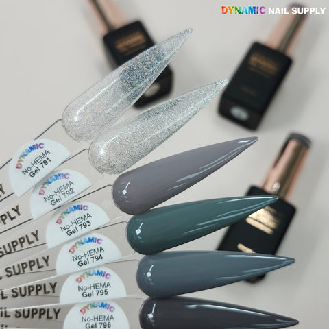 Dynamic No-HEMA Gel Polish - Color 791 to 800 - Fall and Winter Collection