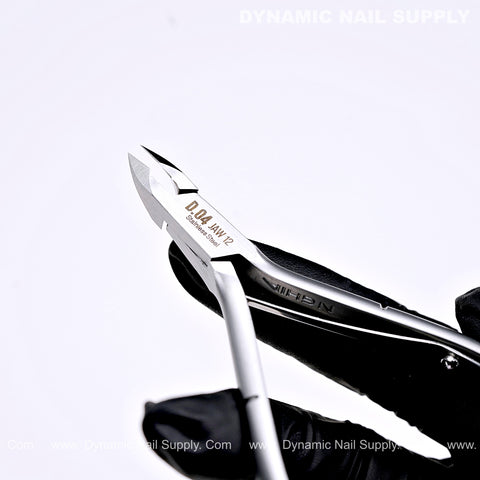 D04 - Jaw 12 - Upgraded Stainless Steel Cuticle Nippers – Ultra Sharp Dead- Skin Remover for Manicure & Pedicure