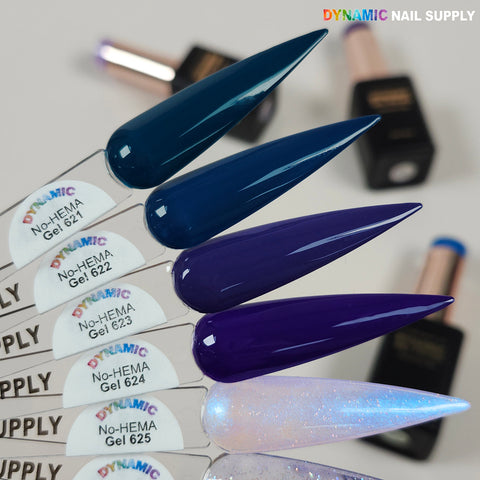 Dynamic No-HEMA Gel Polish - Color 621 to 630 - Fall & Winter Colors