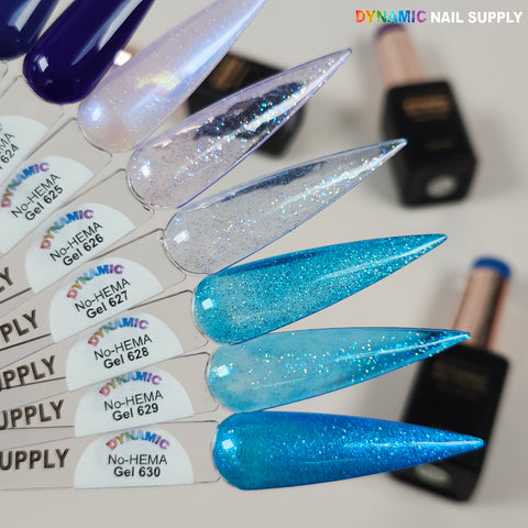 Dynamic No-HEMA Gel Polish - Color 621 to 630 - Fall & Winter Colors