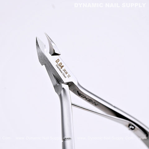 D04 - Jaw 12 - Upgraded Stainless Steel Cuticle Nippers – Ultra Sharp Dead- Skin Remover for Manicure & Pedicure