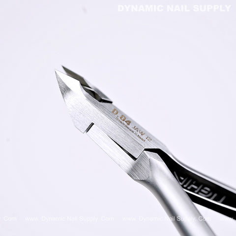 D04 - Jaw 12 - Upgraded Stainless Steel Cuticle Nippers – Ultra Sharp Dead- Skin Remover for Manicure & Pedicure