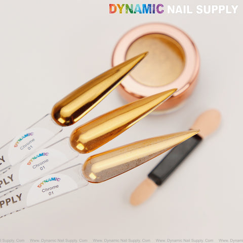 Colorful Nail Chrome Powder 01 - Ultra Fine Nail Shiny Design Powder