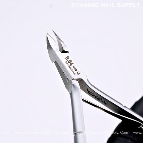 D04 - Jaw 14 - Upgraded Stainless Steel Cuticle Nippers – Ultra Sharp Dead- Skin Remover for Manicure & Pedicure
