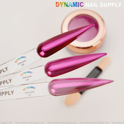 Colorful Nail Chrome Powder 03 - Ultra Fine Nail Shiny Design Powder