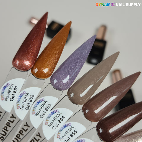 Dynamic No-HEMA Gel Polish - Color 851 to 860