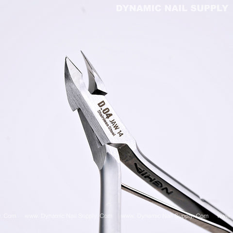 D04 - Jaw 14 - Upgraded Stainless Steel Cuticle Nippers – Ultra Sharp Dead- Skin Remover for Manicure & Pedicure