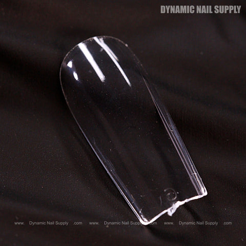 Natural Square (Medium) Full Cover Soft-Gel Nail Tips (Pink Box)