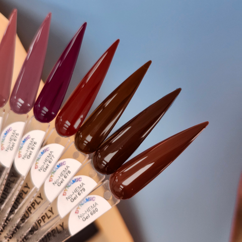 Dynamic No-HEMA Gel Polish - Color 671 to 680 - Fall Vibes Collection