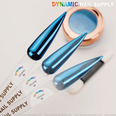 06 Colorful Nail Chrome Powder - Ultra Fine Nail Shiny Design Powder
