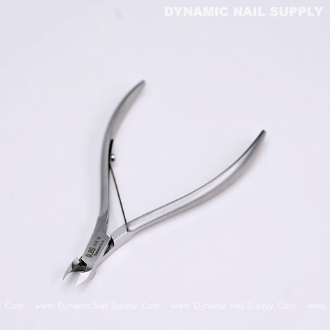 D06 - Jaw 14 Precision Cuticle Trimmer Nippers by Dynamic Nail Supply for manicures & pedicures on white background.